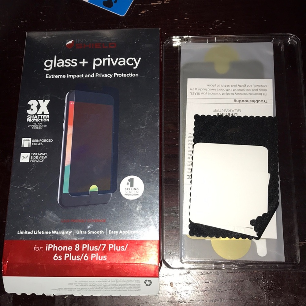 SCREEN PROTECTOR FOR IPHONE: 8/7/6s/6 plus